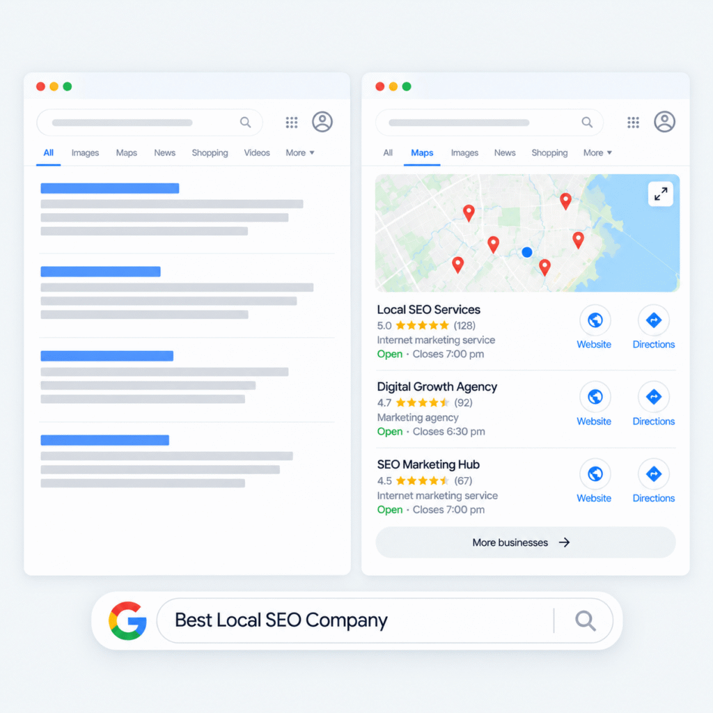 local seo google search